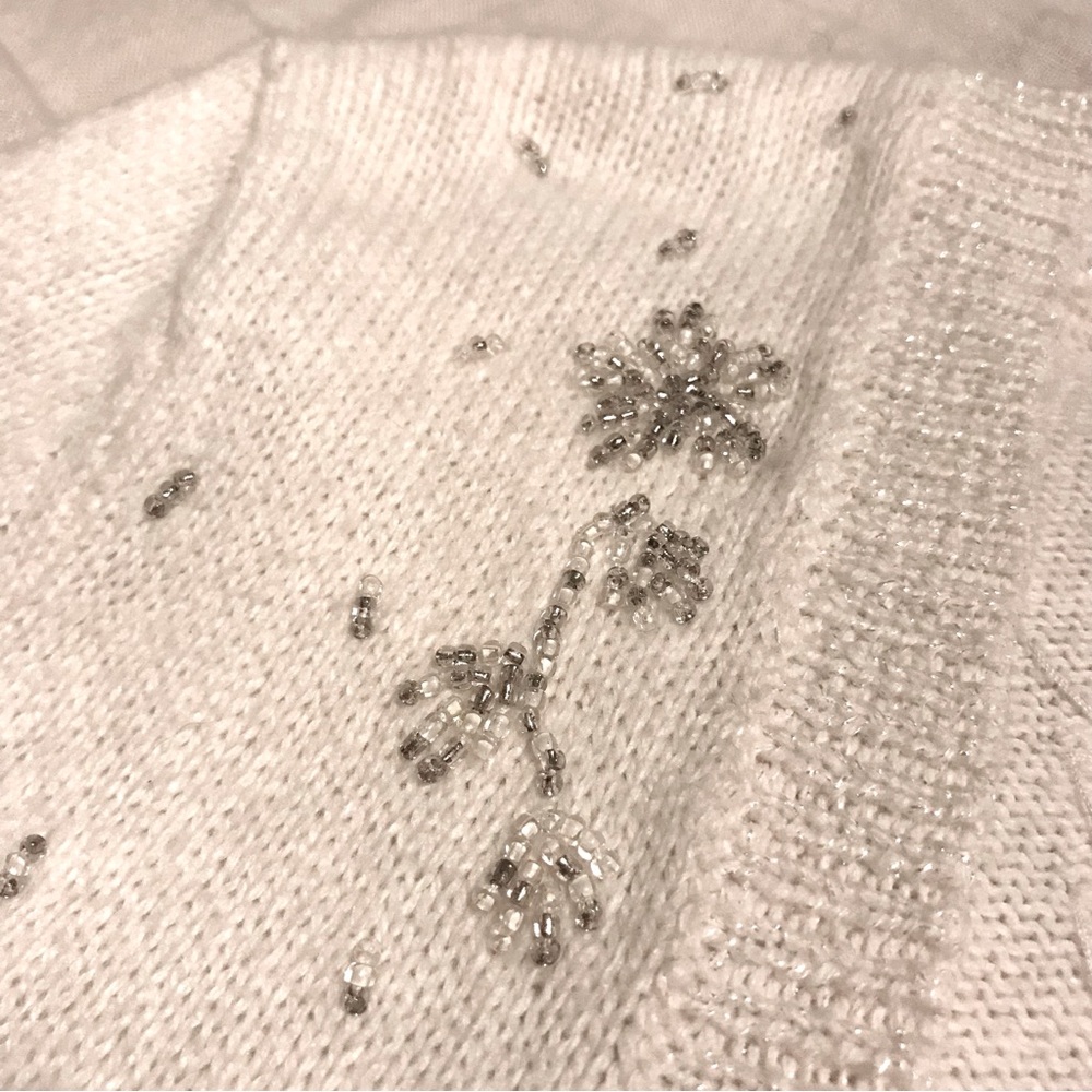 Vintage Beaded Angora Blend Cardigan - Picture 11 of 14